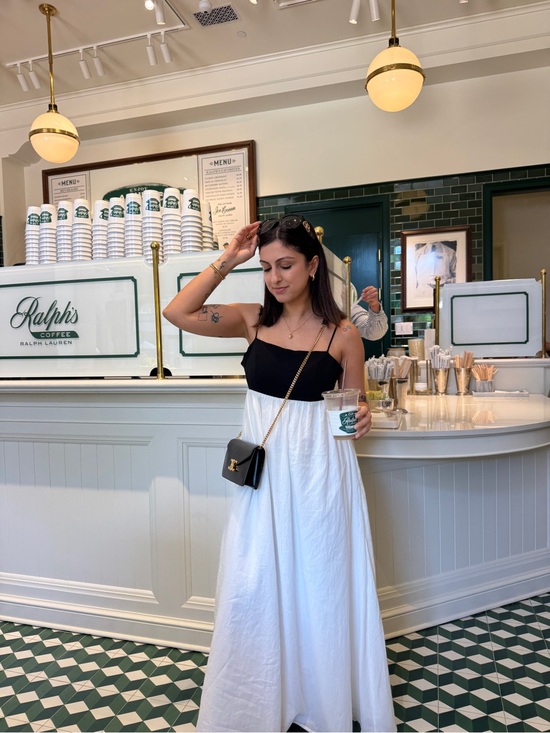 Lulus Dresses & Skirts - Janie Black and White Color Block Backless Maxi Dress